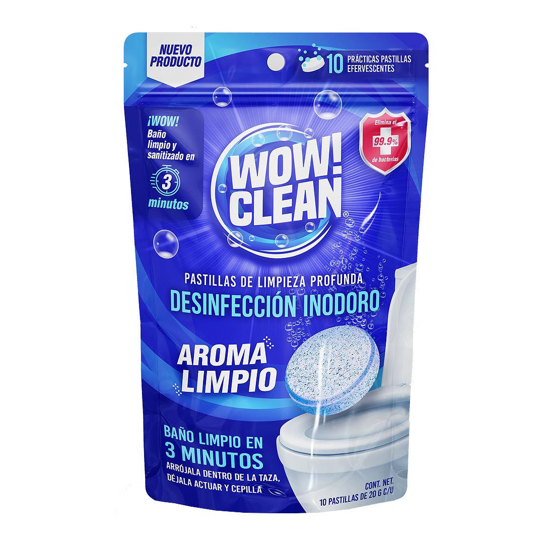 Pastillas higiénicas para limpiar y desinfectar el WC 