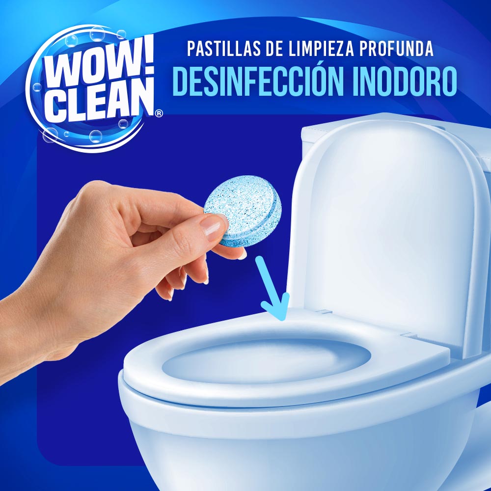 Pastillas de limpieza profunda para desinfección de inodoro – Wow! Clean